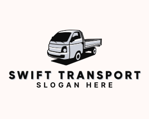 Delivery Truck Transportation logo design