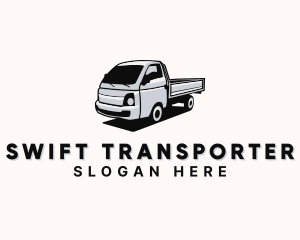 Delivery Truck Transportation logo design