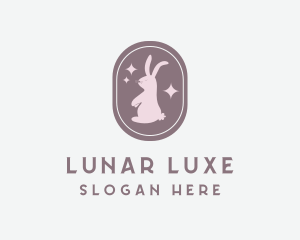 Bunny Lunar New Spring logo design