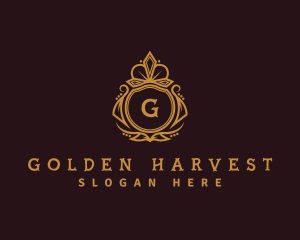 Luxury Decorative Crown logo design