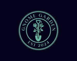 Rose Garden Planting logo design