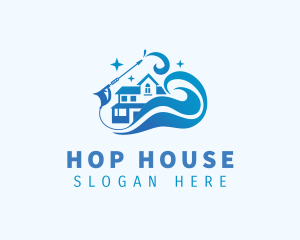 House Pressure Washing logo design