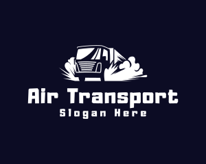 Freight Delivery Truck logo design