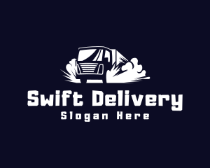 Freight Delivery Truck logo design