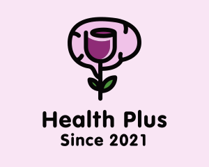 Mental Health Flower  logo design