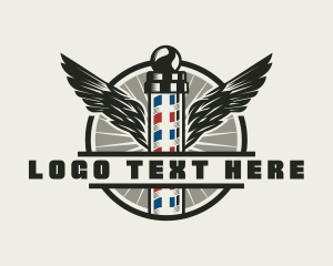 Barbershop Barber Haircut logo