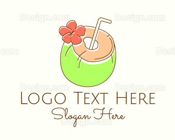 Tropical Coconut Juice Logo