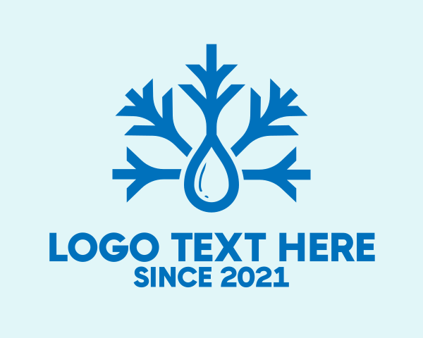 Glacier logo example 1