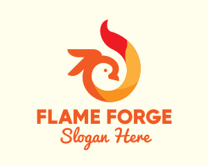 Bright Flame Cockatoo logo design