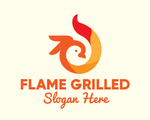 Bright Flame Cockatoo logo design