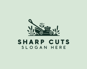 Garden Lawn Mower logo design