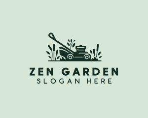 Garden Lawn Mower logo design