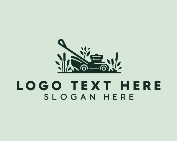 Mowing logo example 4