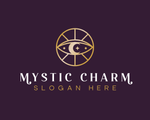 Eye Mystic Moon logo design