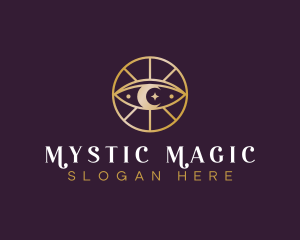 Eye Mystic Moon logo design