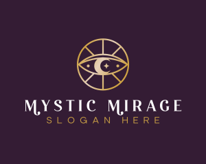 Eye Mystic Moon logo design