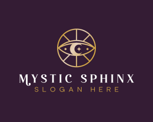 Eye Mystic Moon logo design