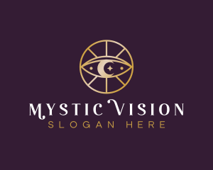 Eye Mystic Moon logo design