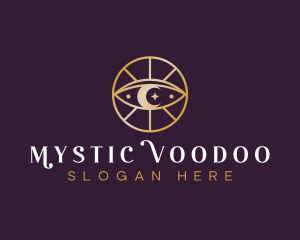 Eye Mystic Moon logo design