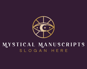 Eye Mystic Moon logo design