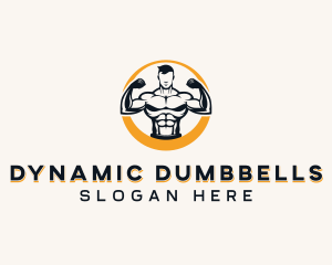 Fitness Bodybuilding Man logo