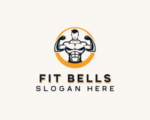 Fitness Bodybuilding Man logo design