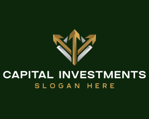 Statistics Investment Arrow logo