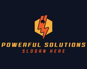 Electrical Power Plug logo design