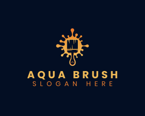 Paint Brush Renovation logo design