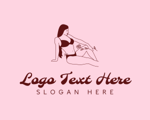 Woman Fashion Bikini logo