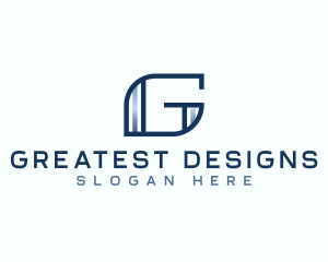 Modern Lifestyle Stripes logo design