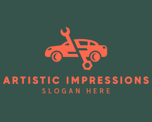 Vehicle Mechanic Repair logo design