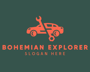 Vehicle Mechanic Repair logo design