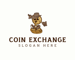 Cowboy Coin Investor logo design