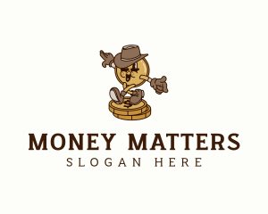 Cowboy Coin Investor logo design