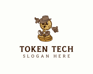 Cowboy Coin Investor logo design