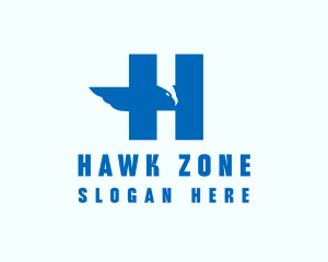 Hawk Letter H logo