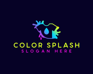 Shirt Printing Splash logo design