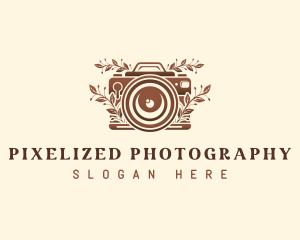 Vintage Camera Lens logo design