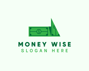 Dollar Money Arrow logo design