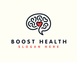 Love Mental Health  logo design