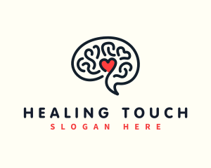 Love Mental Health  logo design