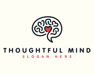 Love Mental Health  logo design