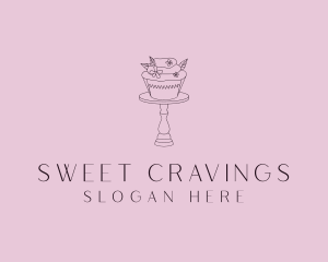 Cupcake Dessert Patisserie logo design