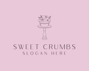 Cupcake Dessert Patisserie logo design