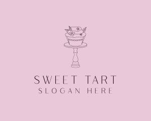 Cupcake Dessert Patisserie logo design