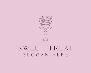 Cupcake Dessert Patisserie logo design