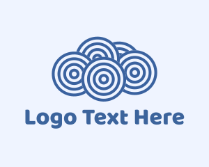 Blue Cloud Circles logo