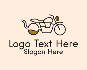 Coffee Delivery Motorcycle logo