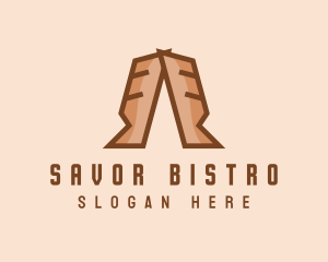 Brown Bread Letter A logo